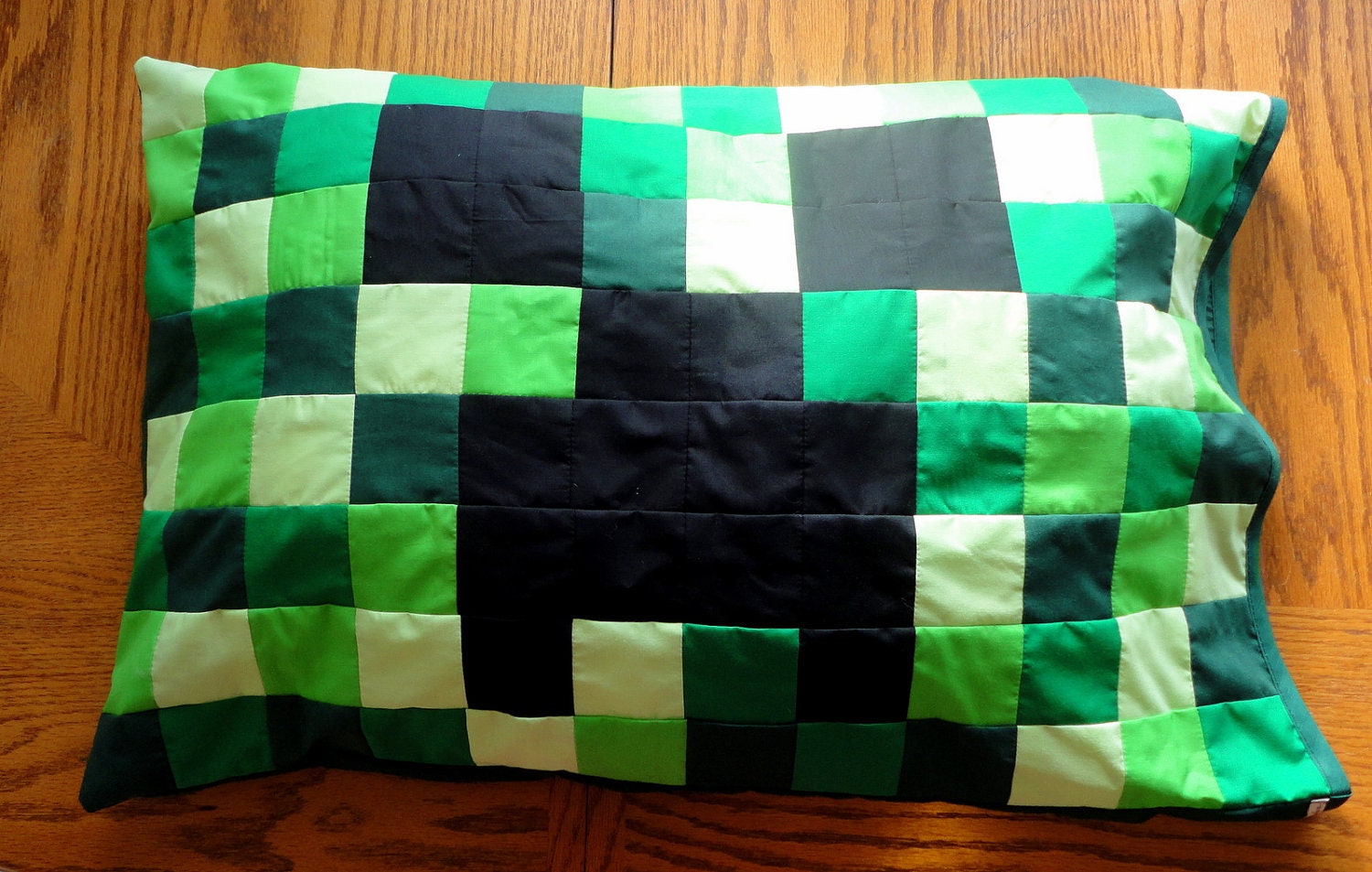 Set Of Two Handmade Creeper Pillow Cases - Custom -