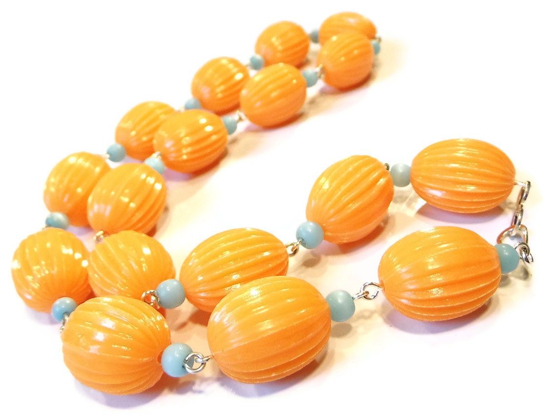 Mango Sky Beaded Necklace