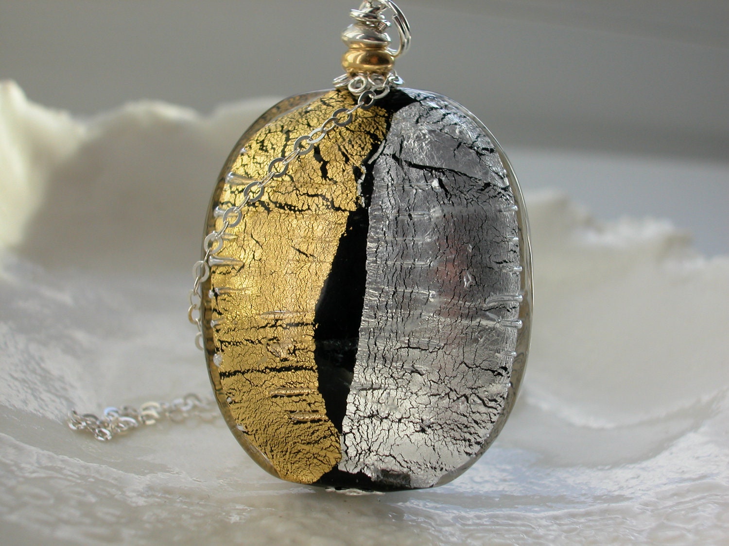 Venetian Murano Glass Necklace, Venetian Jewelry, Italian Jewelry