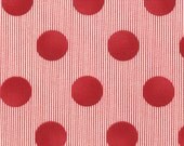SALE - Mama Said Sew - Snaps in Apple Red: sku 5497-21 cotton quilting fabric by Sweetwate and for Moda Fabrics - 1 yard