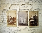 Dear Sister Antique Photos Mini Cabinet Card Gift Tags