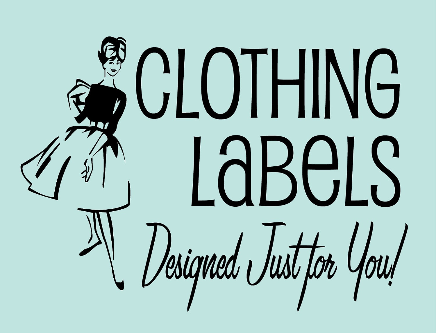 90 Custom Clothing Labels - Designed Just For You