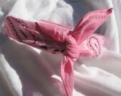 Bandana Knot Tie Headband (LIGHT PINK)