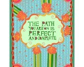 the path you are on PRINT