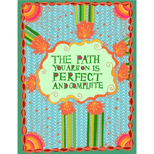 the path you are on PRINT