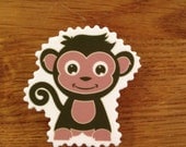 Monkey magnet or pinback