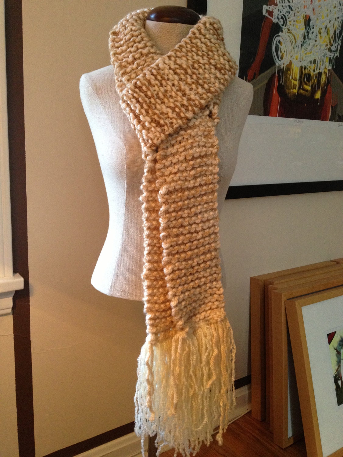 Extra Long Chunky Scarf