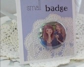 SALE twin sisters best friends in a boat They Stole The Stars From The Night pinback badge