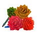 Duct Tape Flower Pens Bright Colors - Set of Two