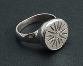 Vergina Sun ring - silver