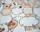 Ink Drawing Abstract Modern Money Plant Seeds Original Illustration