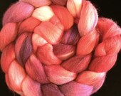 Cardinal Hand-Dyed Organic Polwarth Top 4.2oz.