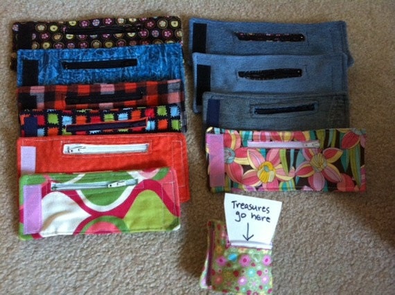Wrist Wallet - Zippered Fashion Cuff - Lunch Money Holder