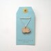 Wood Hedgehog Pendant