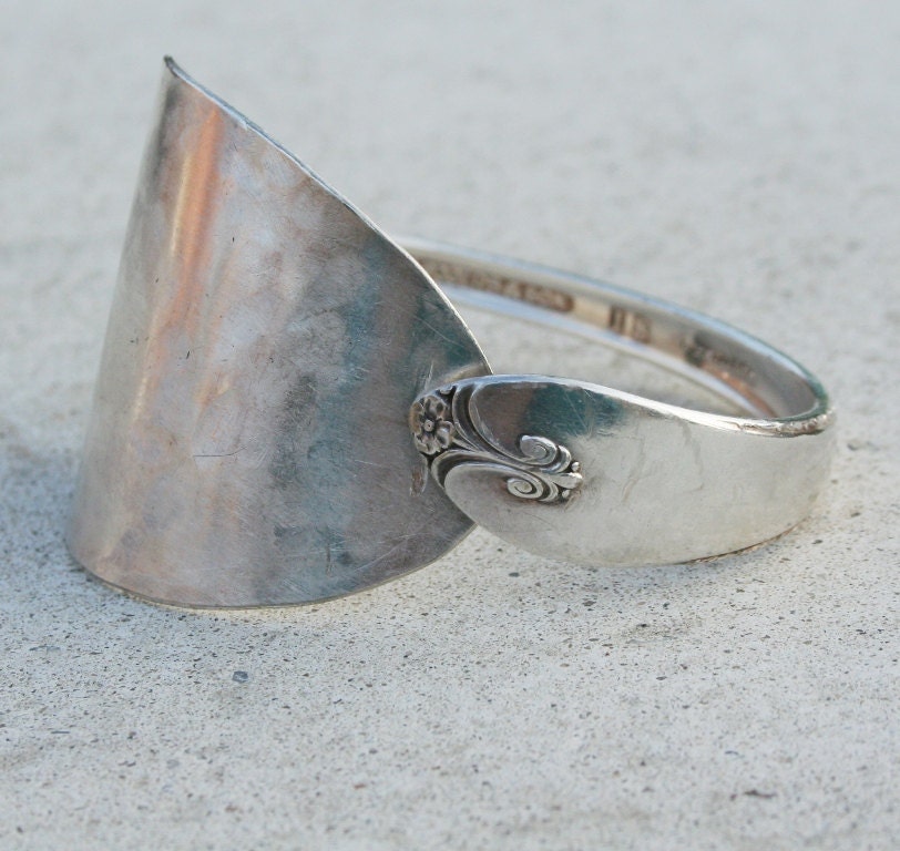 Silver Plated Serving Spoon Bracelet