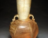 WoodFired Hexagonal  Vase
