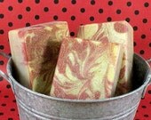 HAUNTED SOUL Cold Process Soap with Olive Oil and Shea Butter - VEGAN (myrrh, lavender, clove, patchouli, musk)