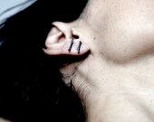 Norse Code earring pair, ll sterling silver studs - RedSofa jewelry