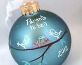 Parents to Be / New Additon to the Family Ornament - Personalized