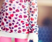 Flying Hearts Sweater MSD size