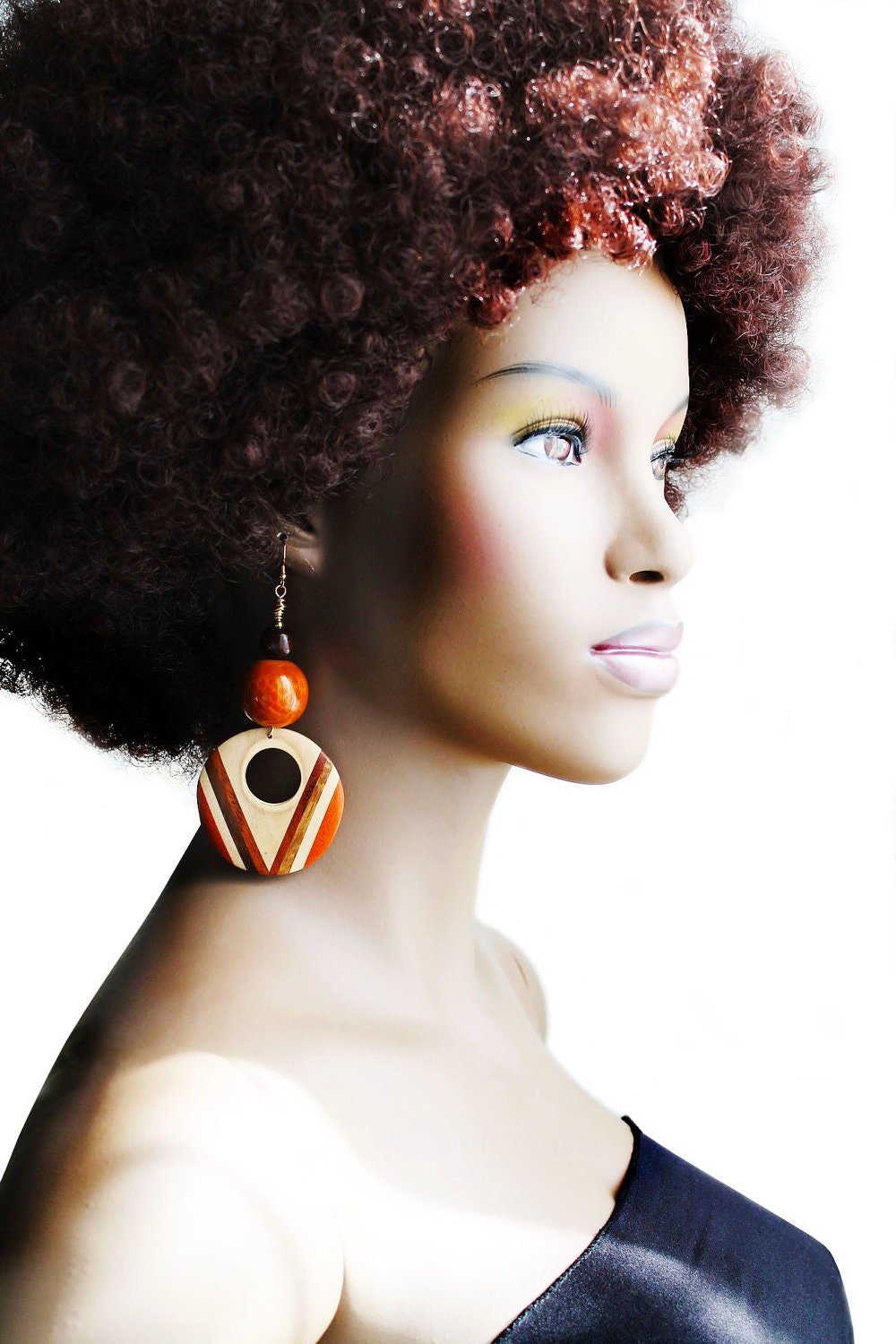 Ayoo African Wood Earrings