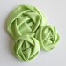 Celery Satin Swirl Flowers