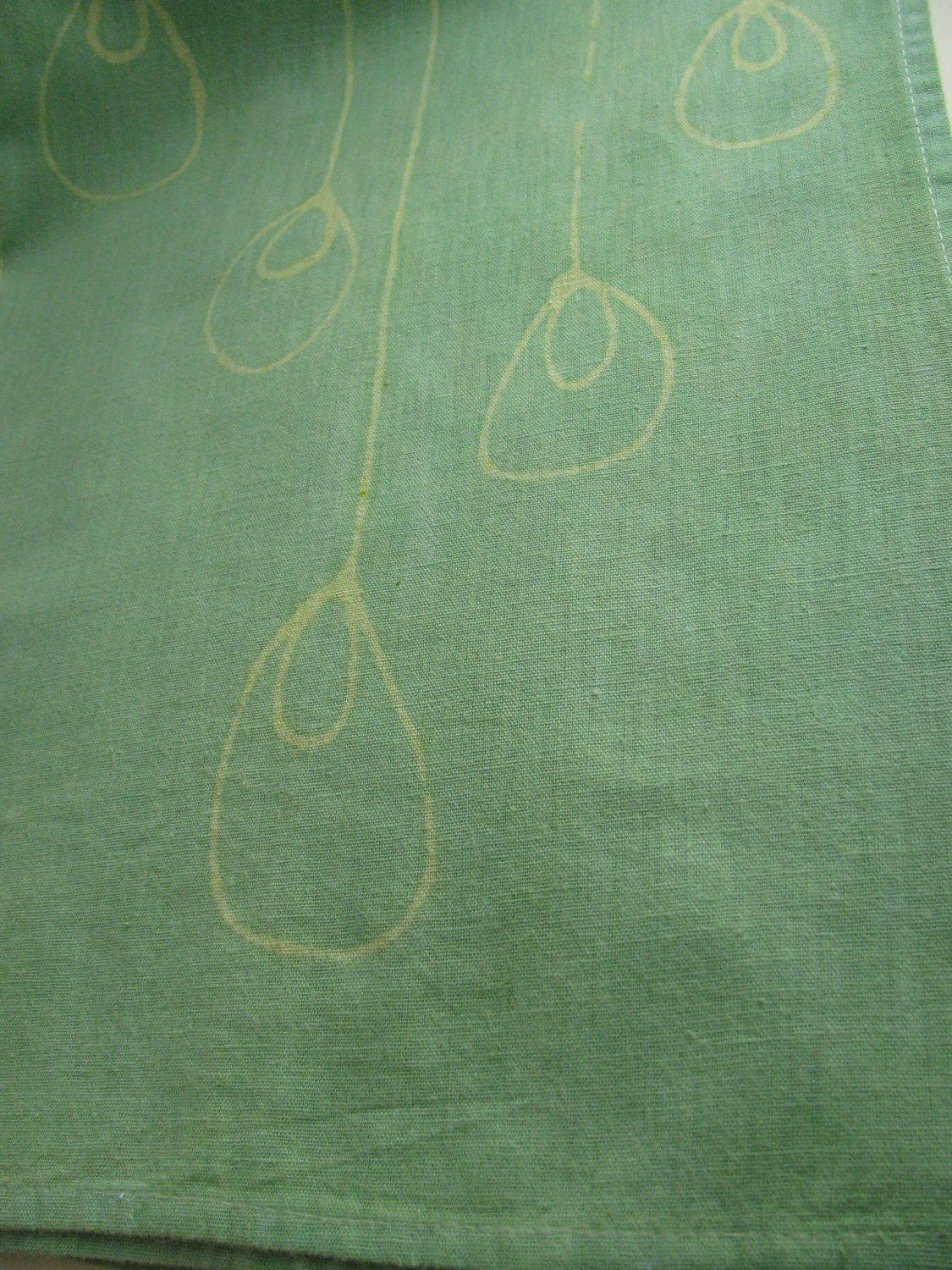 DROPLET hand dyed kitchen towel