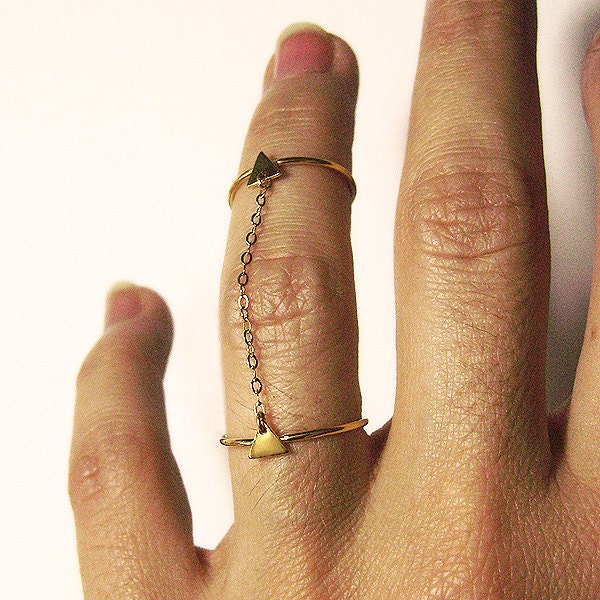 Gold Knuckle Ring