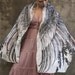 Women scarf, Hand painted Wings and feathers in Modal/rayon, stunning unique and useful, perfect gift