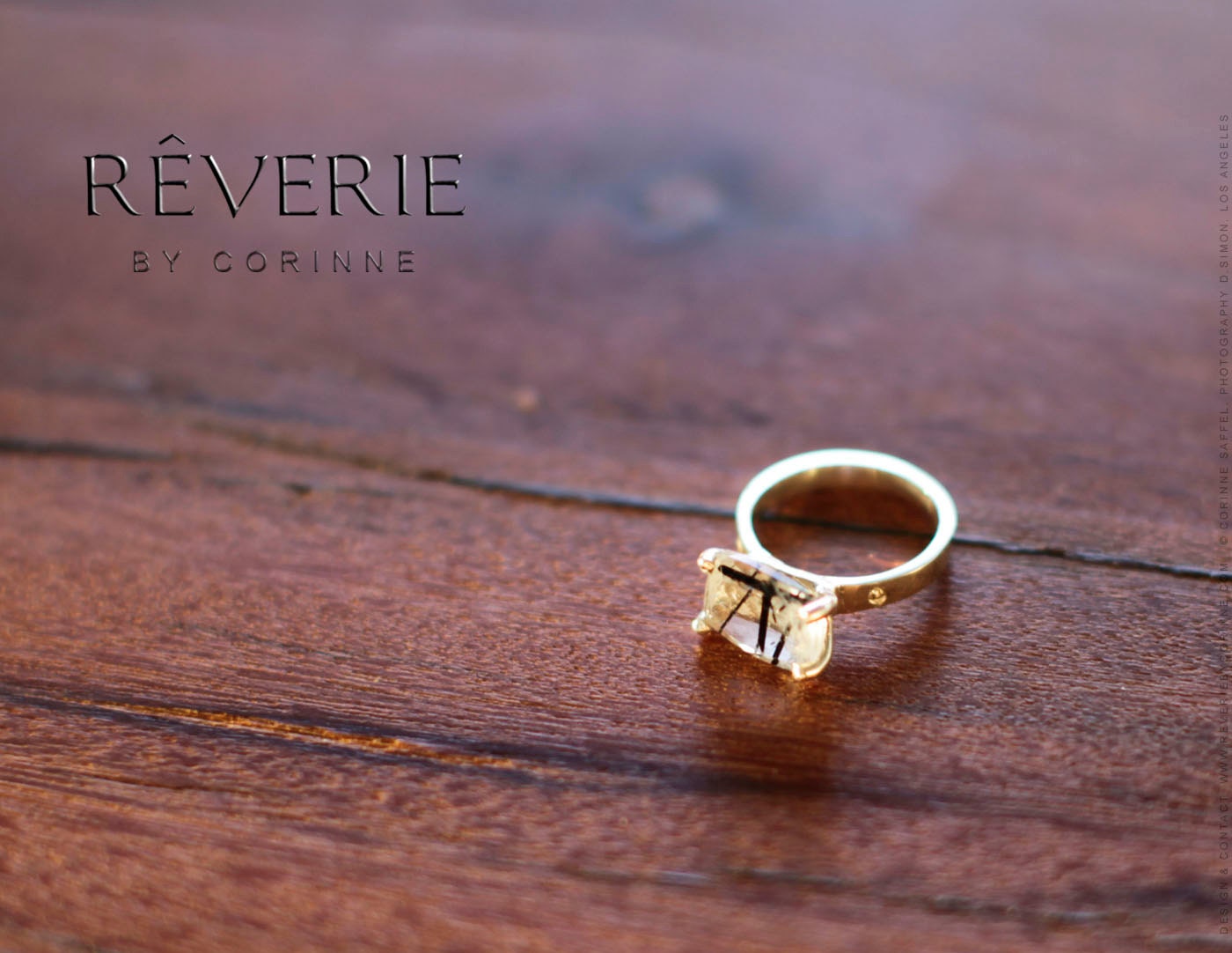 Rutilated Quartz Ring