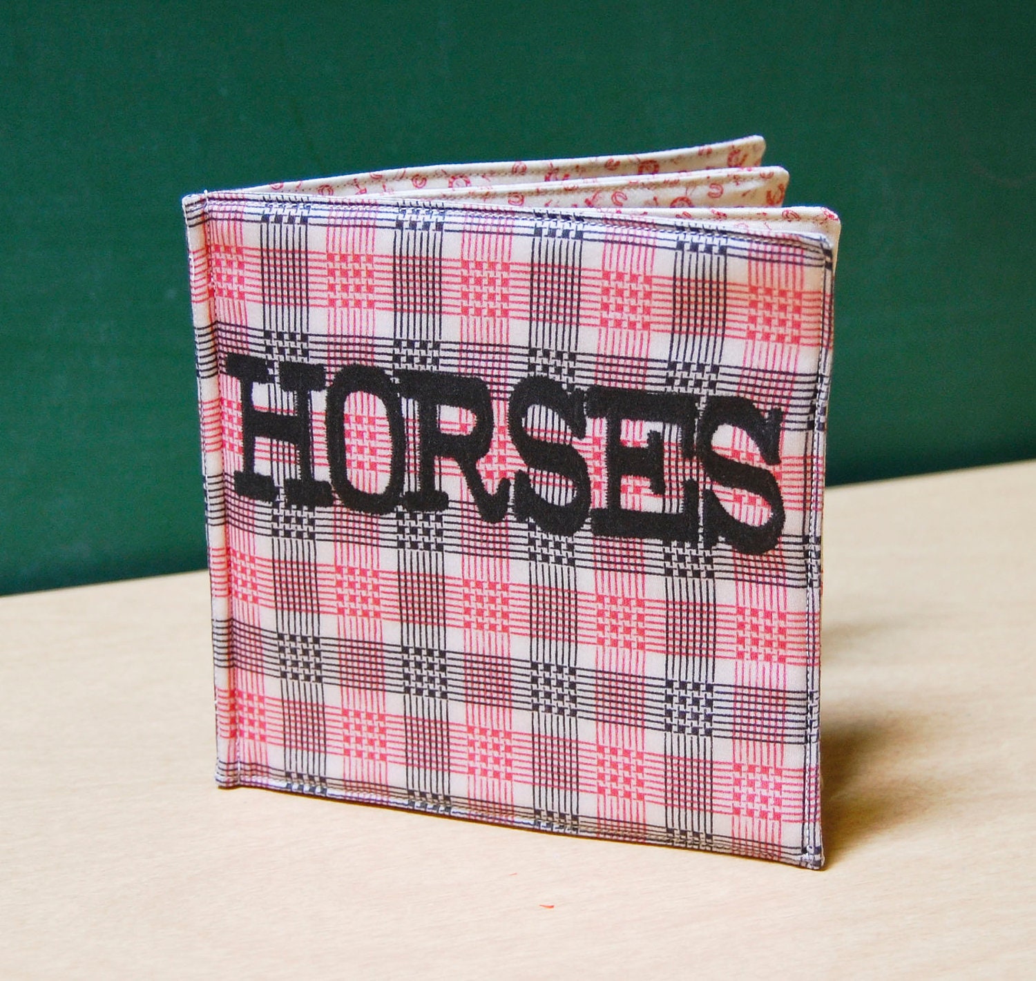 Organic Cotton Cloth Book, Horses