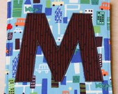 Fabric baby book, basic monogram, custom