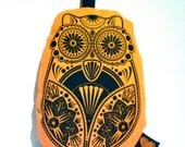 Sugar Owl Lavender Bag Decoration Screen Printed Aromatic Sachet Orange
