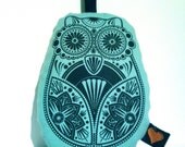 Sugar Owl Lavender Bag Decoration Screen Printed Aromatic Sachet Green