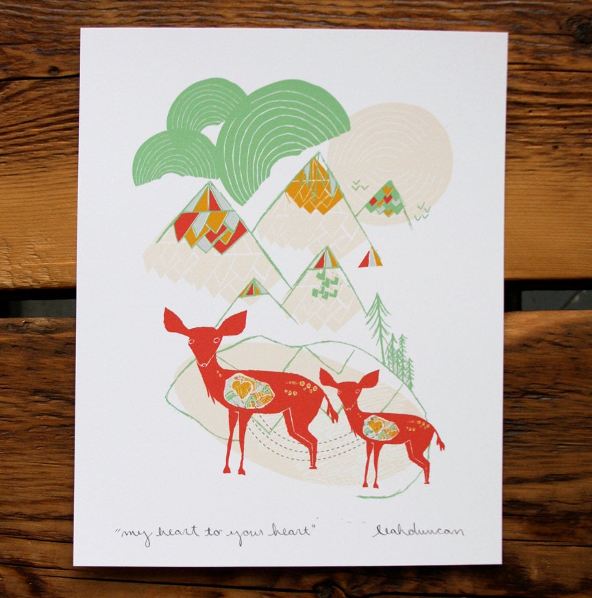 My Heart to Your Heart Print 8 x 10
