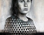Original Painting Portrait Original Art