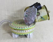 dog sculpture - SPRING - assemblage robot sculpture - Reclaim2Fame