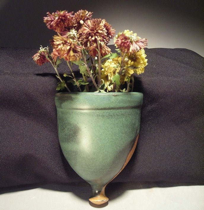 Wall Pocket / Wall Sconce style vase by Jon Whitney Pottery
