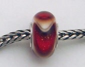 Bordello Red Dichroic Dillo - Troll / Bracelet Bead (JUNE - 07)