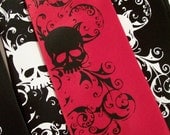 Necktie Red skull tie mens