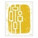 Mid Century Modern Inspired Abstract Art --- SPECTRUM SERIES--GOLD--8x10 Print