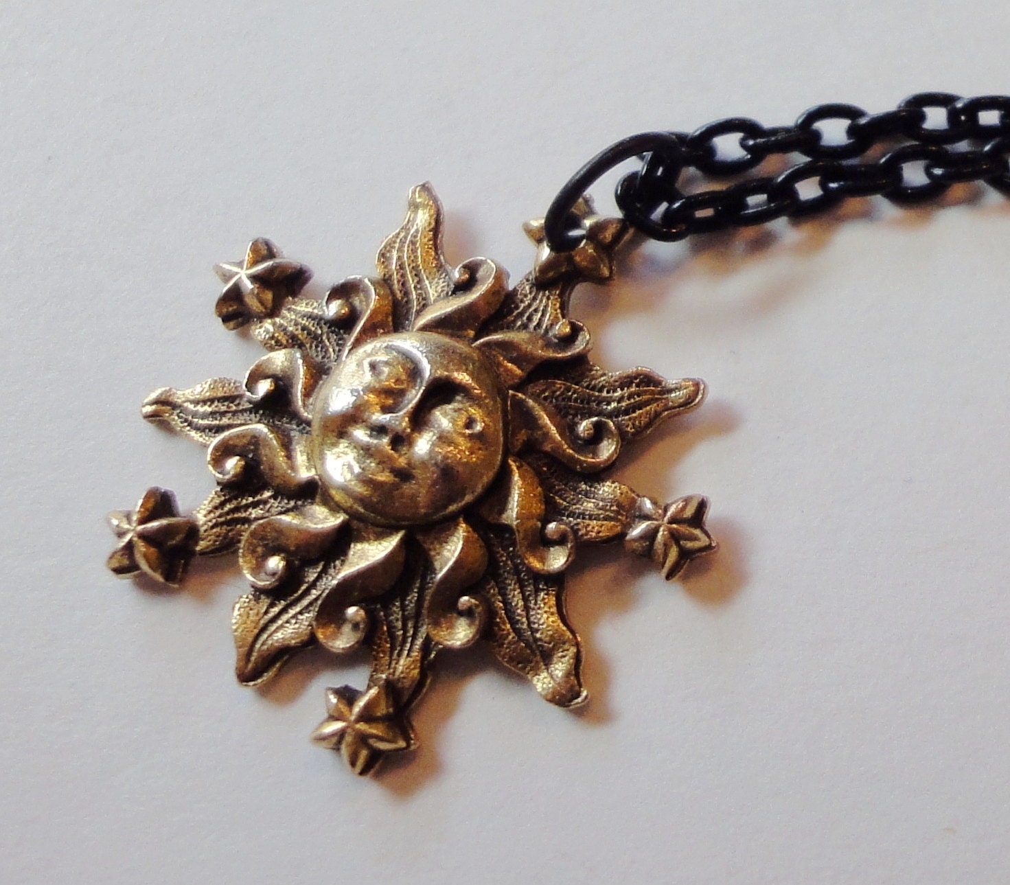 Gold Sun Necklace