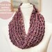 Instant download - Scarf Crochet PATTERN (pdf file) - Solomon's knot scarf