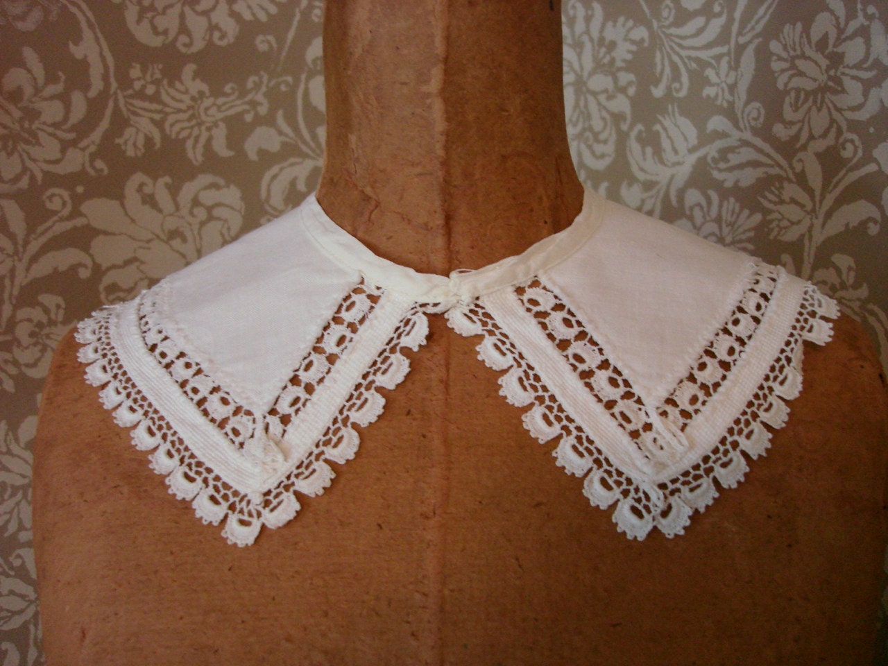 Vintage 40s 50s Pin up Lace Collar White Change Your Dress Look BOGO Stella Ranae
