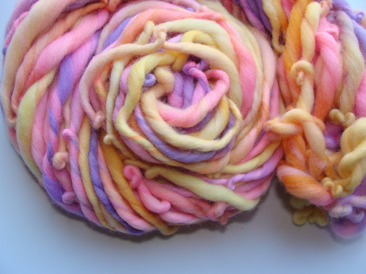 Handspun  Yarn - Thick and Thin - Twinkle Toes