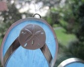 Sand Dollar Flipflop Suncatcher