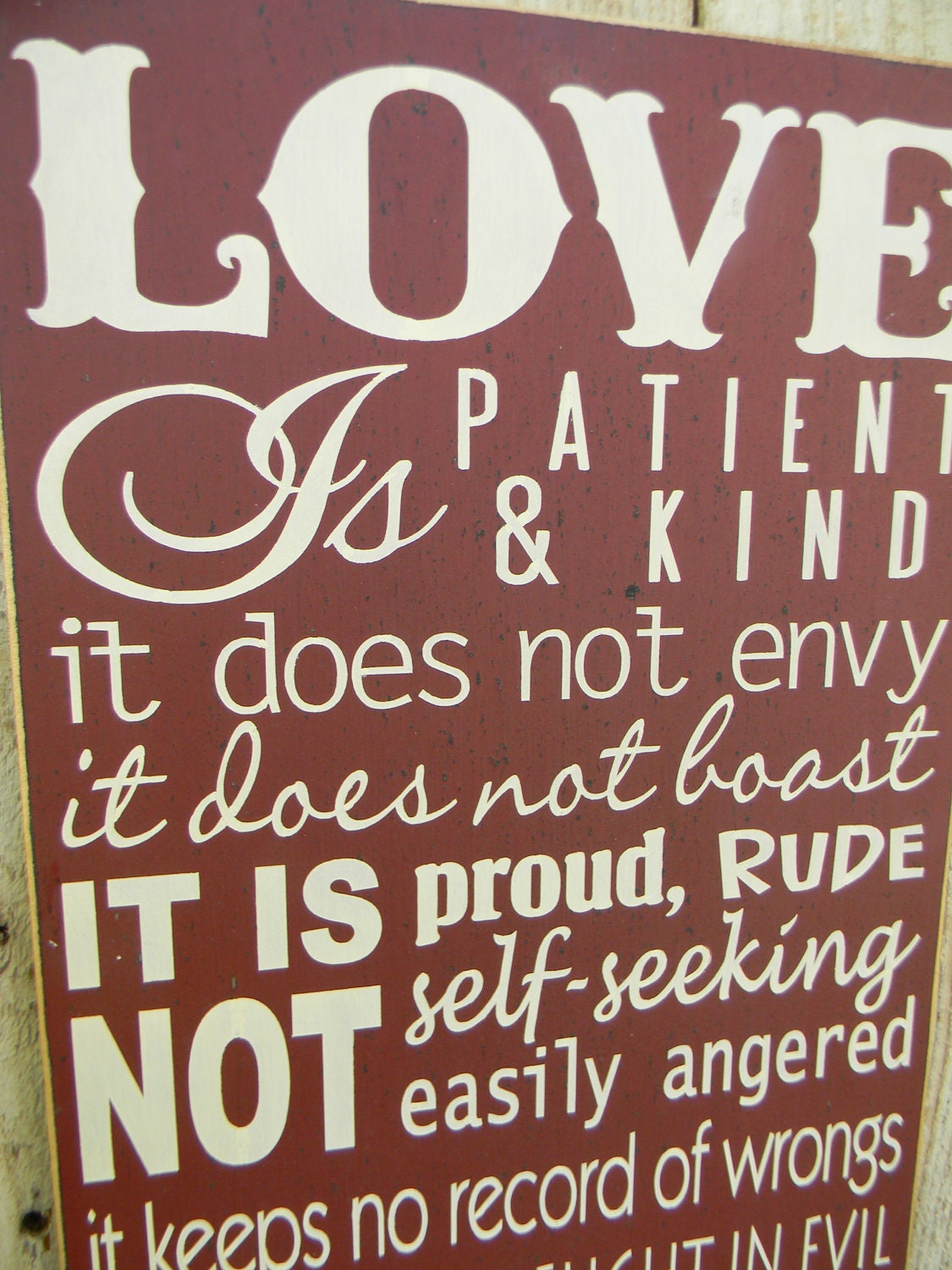 Love is Patient Love is Kind - 1 Corinthians 13