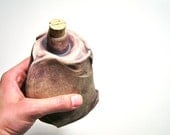 Stoneware Flask with Natural Cork