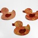 Baby Ducks Batik Fabric Applique Iron-ons - 9 piece set