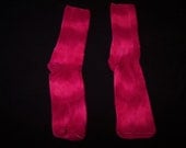 Hot Pink  and Fuchsia Tie Dyed Youth Socks Shoe Size 4-10